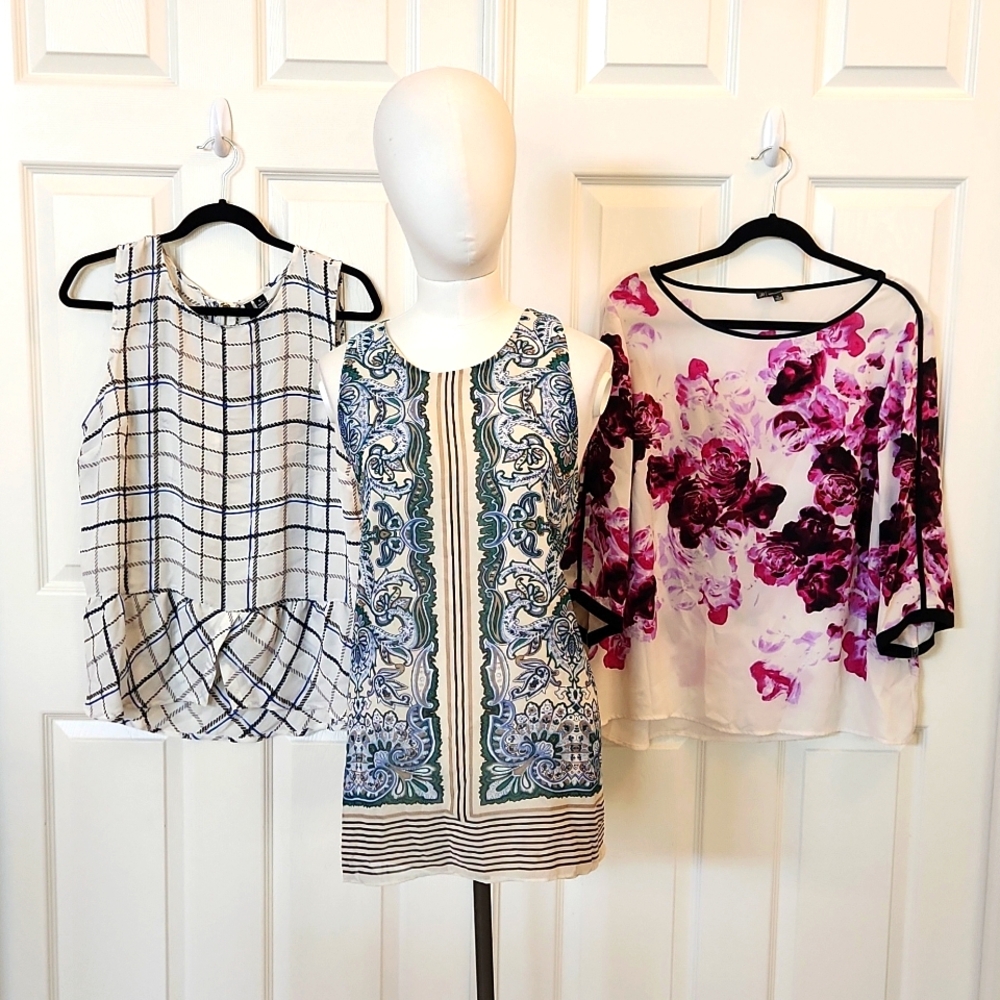 Lot of 3 womans blouses